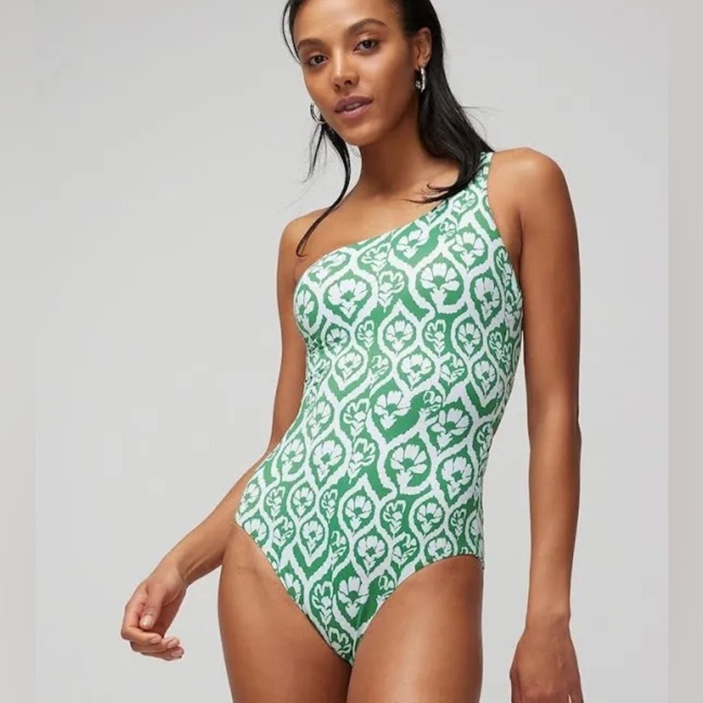 WHBM One Shoulder Swimsuit